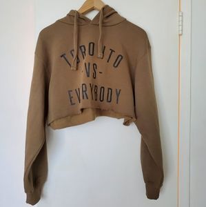 Toronto vs. Everybody cropped Hoodie